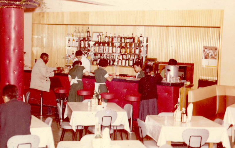 1960年頃の店内の様子